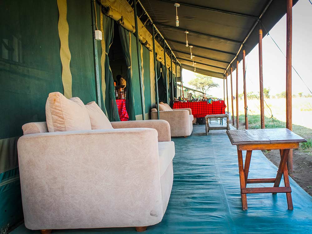 Camp dining experience